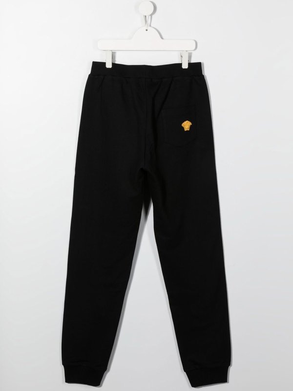 VERSACE YOUNG: jumpsuits online - Teen medusa embroidery track pants