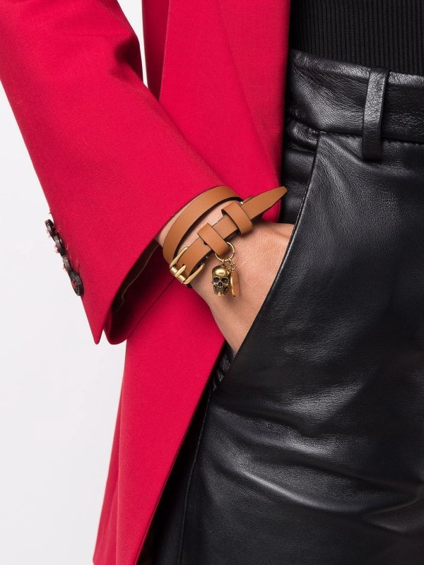 iKRIX ALEXANDER MCQUEEN: ブレスレット＆バングル - ブレスレット/バングル - ブラウン