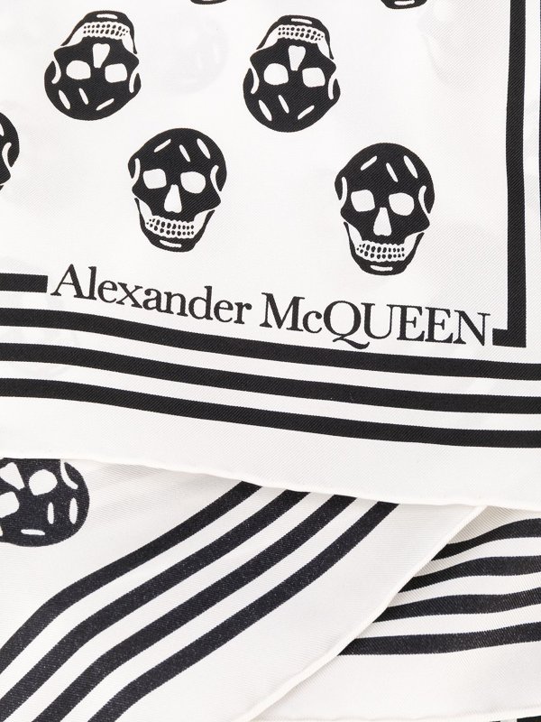 Bufanda - Blanco shop online: ALEXANDER MCQUEEN