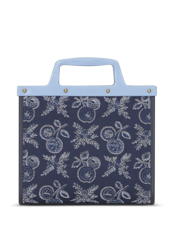 ETRO: Handtaschen online - Shopper - Blau