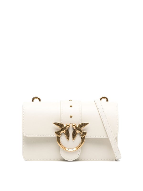 Pinko: クロスボディバッグ - ショルダーバッグ - 白