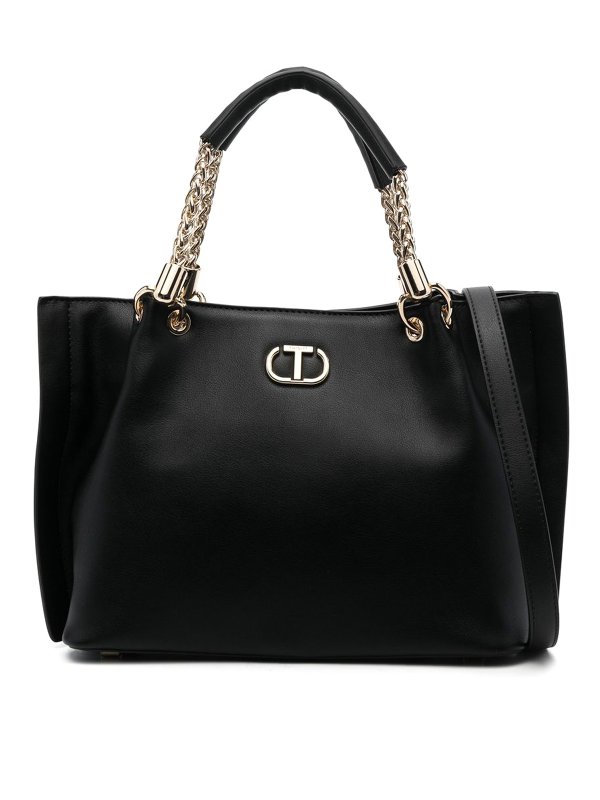 TWINSET: Handtaschen - Shopper - Schwarz