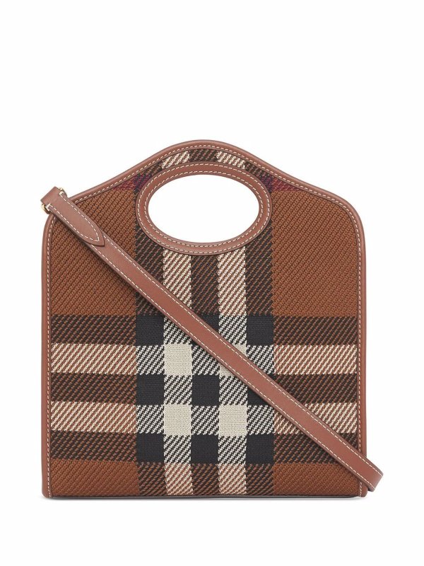 BURBERRY: Handtaschen online - Shopper - Braun