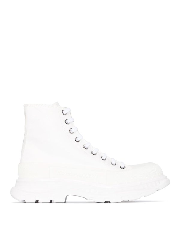 ALEXANDER MCQUEEN: Stiefel - Stiefel - Weiß