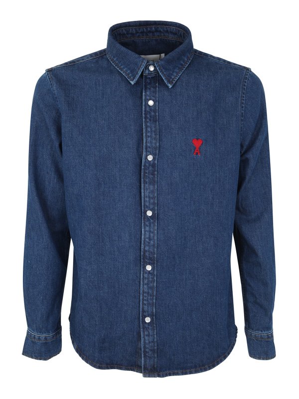 AMI PARIS: シャツ - シャツ - ブルー