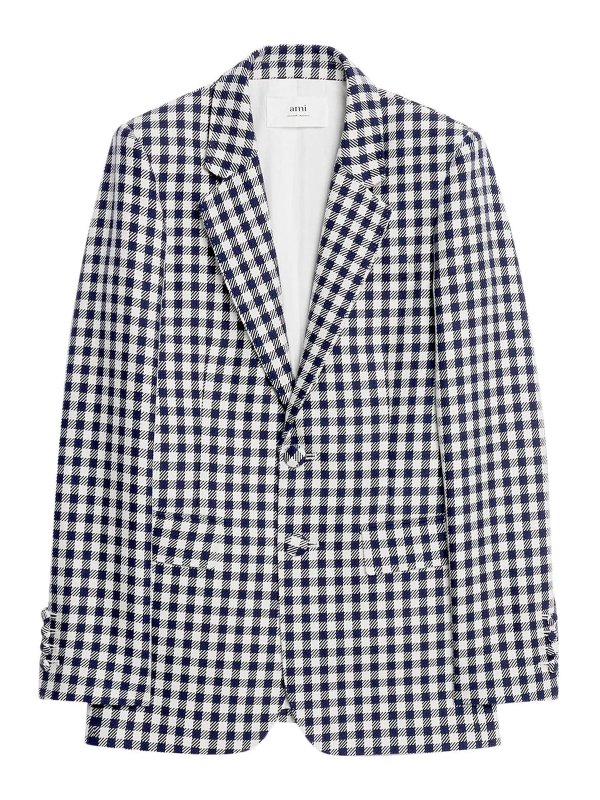 AMI PARIS: ブレザー - ブレザー - 黒