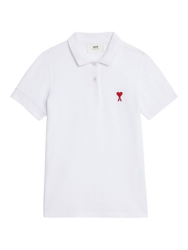 AMI PARIS: Polos - Polo - Blanco
