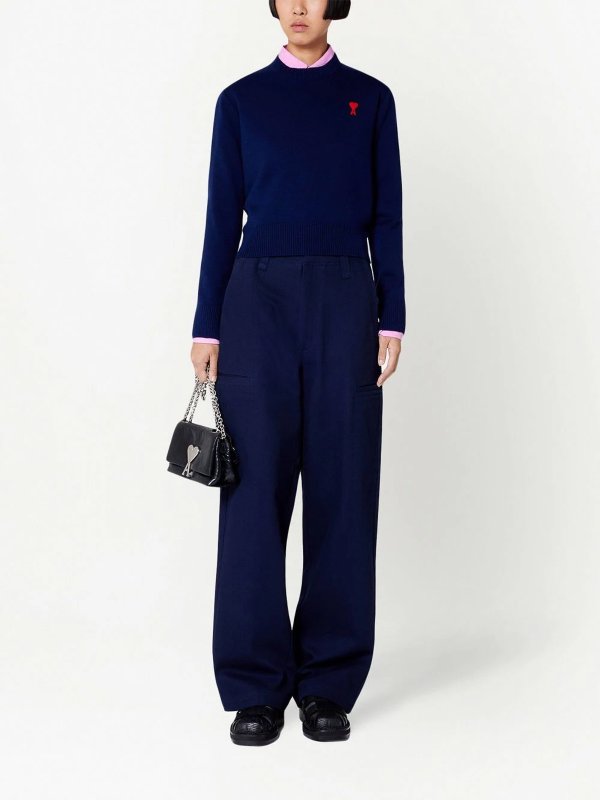 AMI PARIS: カジュアルトラウザー online - カジュアルパンツ - ブルー