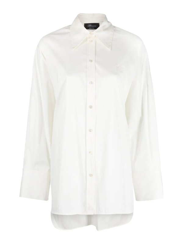 BLUMARINE: Hemden - Hemd - Weiß