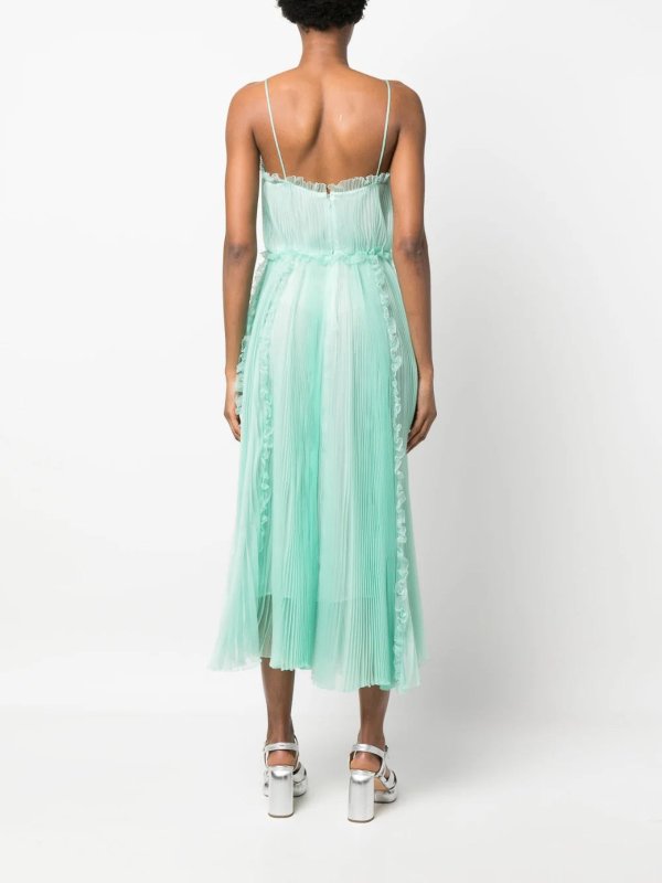 Knielanges Kleid - Grün shop online: DEL CORE