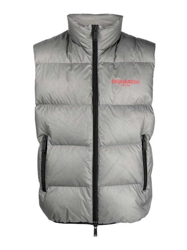 DSQUARED2: Westen - Weste - Silber