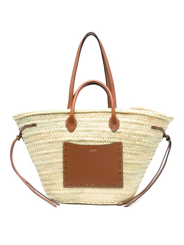 ISABEL MARANT: totes bags - Isabel marant cadix woven beach bag