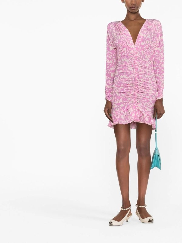 ISABEL MARANT: Kurze Kleider online - Knielanges Kleid - Nude