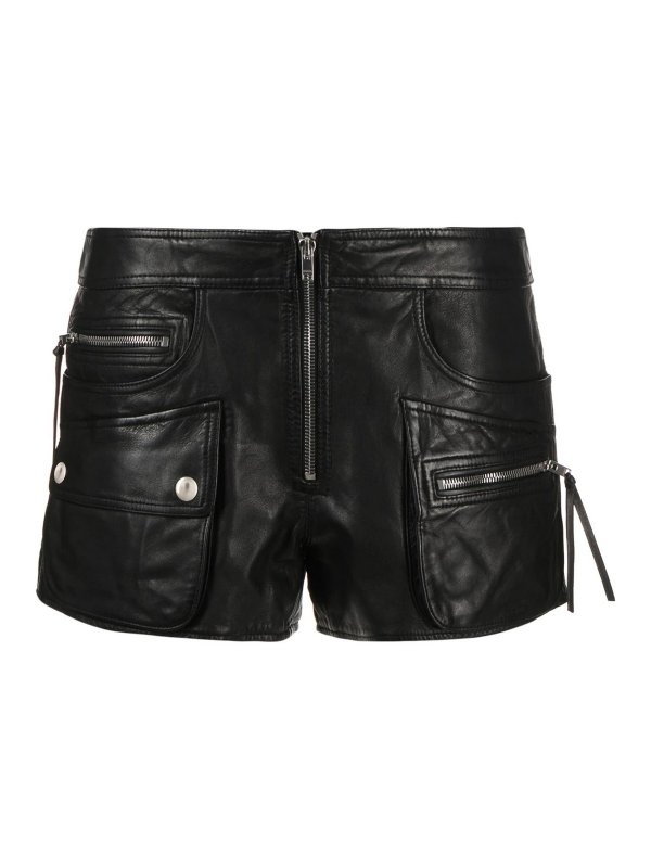 ISABEL MARANT: トラウザーショーツ - ショートパンツ - 黒