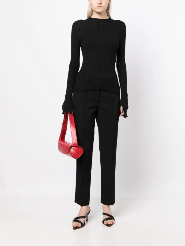 LANVIN: Tailored & Formal trousers online - Lanvin high-rise straight-leg trousers