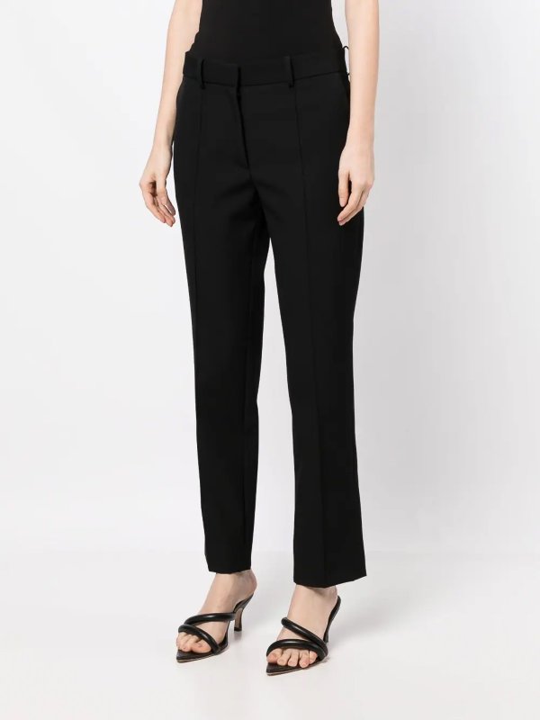 Lanvin high-rise straight-leg trousers shop online: LANVIN