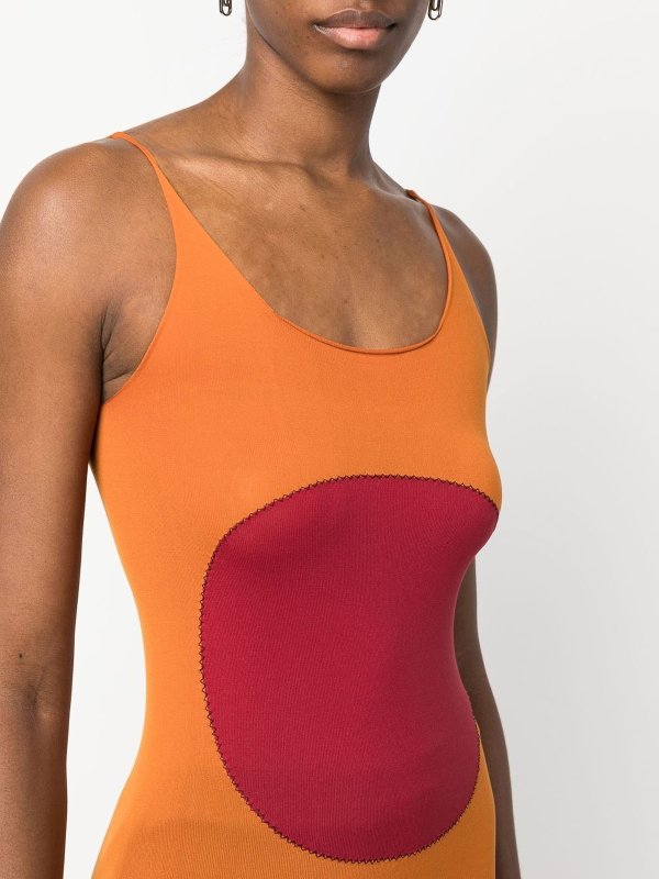 Marni buy online Marni contrast-patch cami top