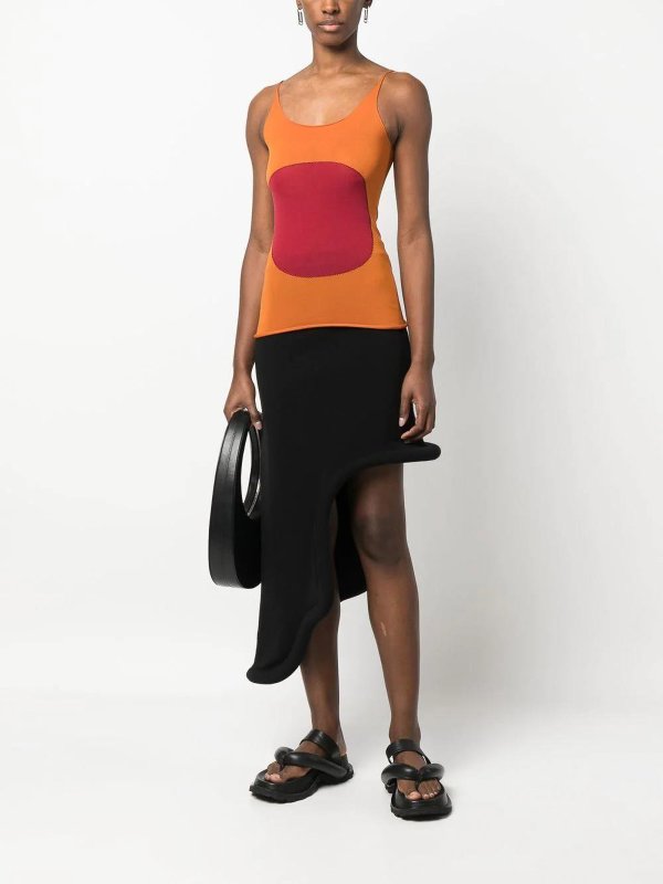 Tops & Tank tops shop online Marni contrast-patch cami top