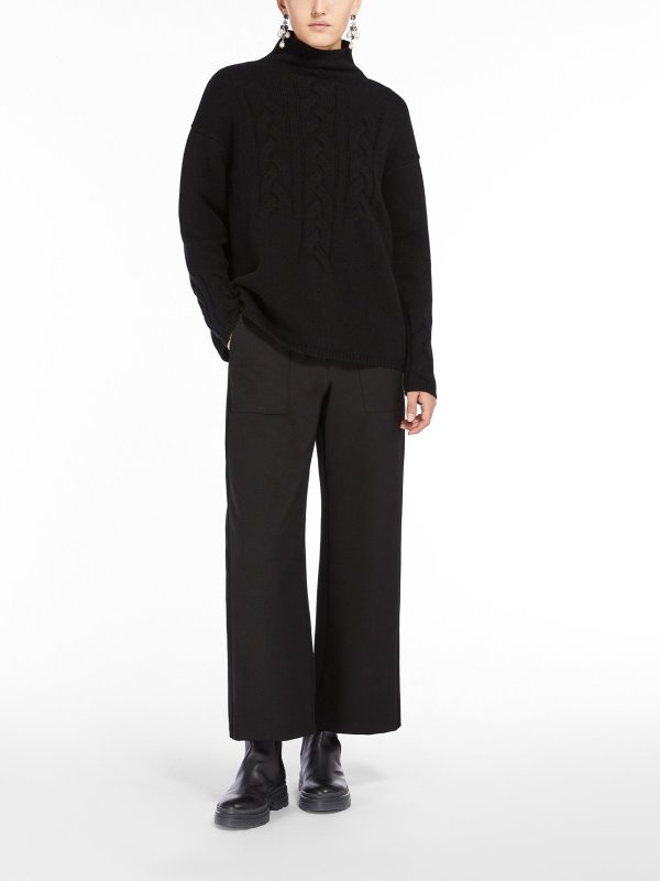 iKRIX Max Mara: タートルネック/ポロネック - 黒