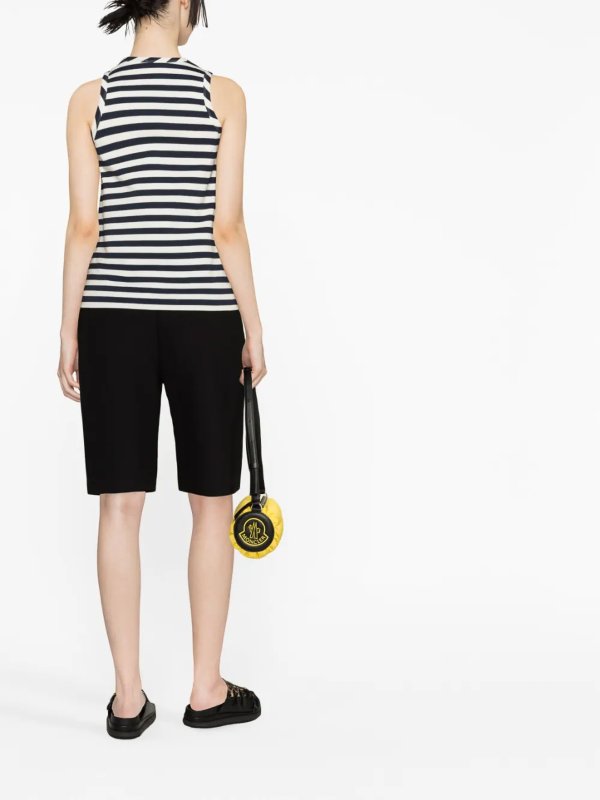 iKRIX MONCLER: Tops & Tank tops - Moncler striped logo-print tank top