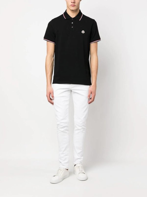 MONCLER: Polos online - Polo - Negro