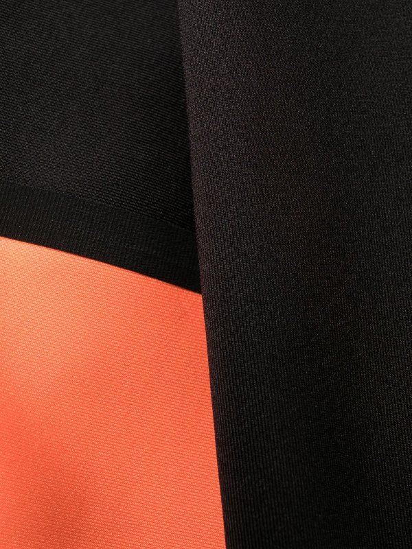 The Best Shops OFF-WHITE: Off-white stretch-design mid-rise leggings