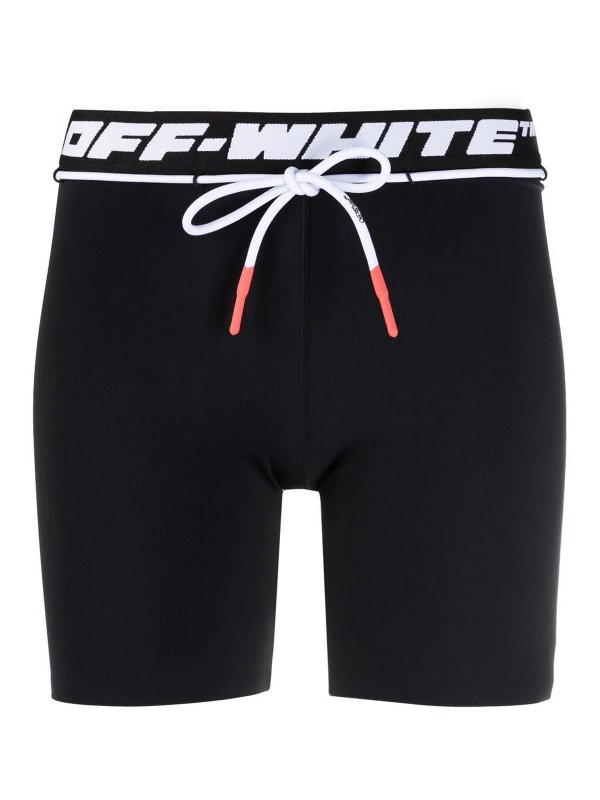 OFF-WHITE: トラウザーショーツ - ショートパンツ - 黒