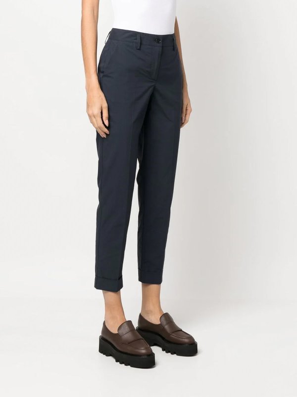 The Best Shops P.A.R.O.S.H.: カジュアルトラウザー - カジュアルパンツ - ダークブルー