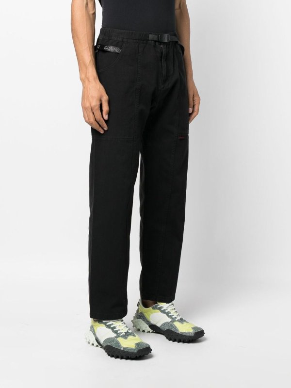 Organic cotton belted trousers shop online: GRAMICCI