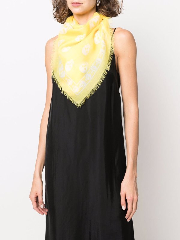iKRIX ALEXANDER MCQUEEN: scarves - Skull print scarf