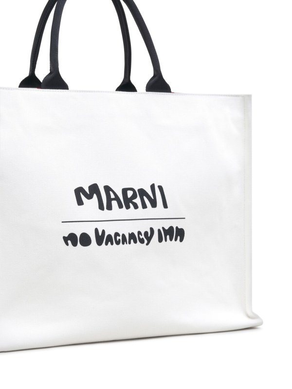 Marni: Bolsos Shopping online - Bolso Shopping - Blanco