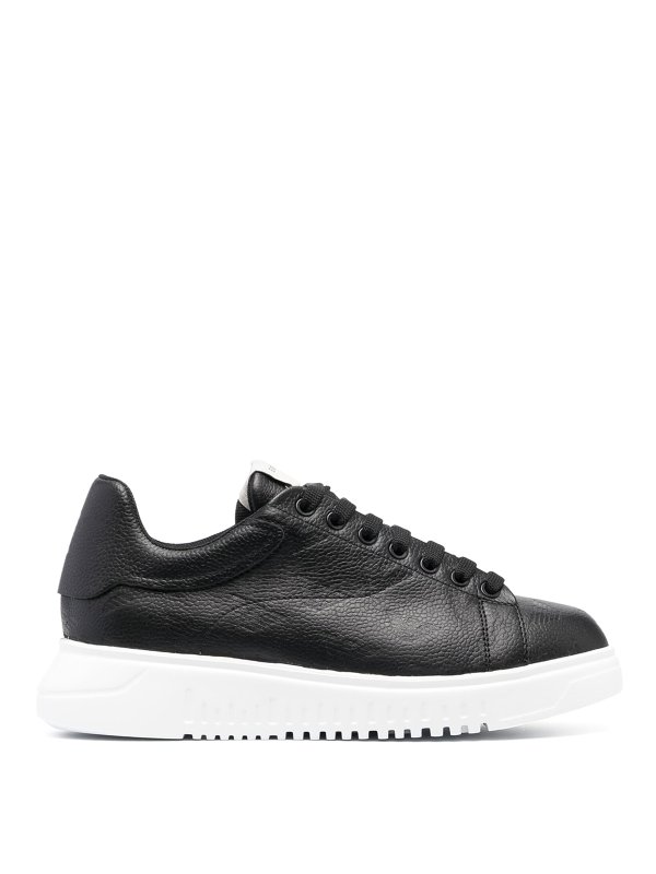 EMPORIO ARMANI: スニーカー - スニーカー - 黒