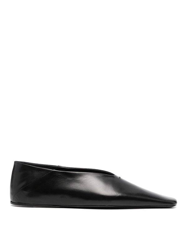 JIL SANDER: Ballerines - Ballerines - Noir