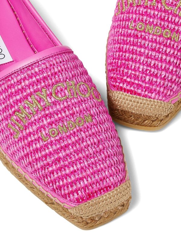 JIMMY CHOO: espadrilles online - Espadrille raffia logo