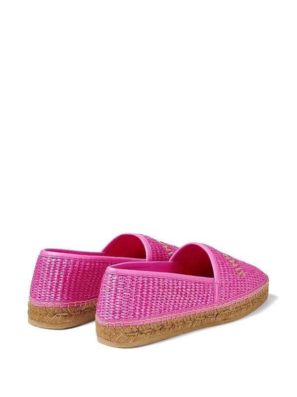 JIMMY CHOO buy online Espadrille raffia logo