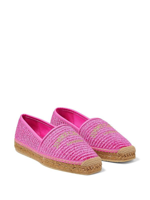 iKRIX JIMMY CHOO: Espadrille raffia logo