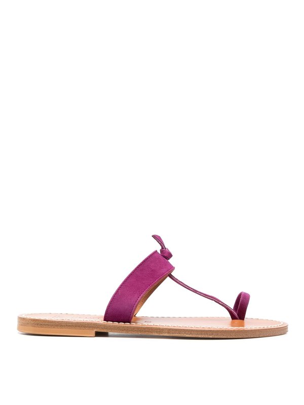 K JACQUES ST TROPEZ: サンダル - サンダル - 紫