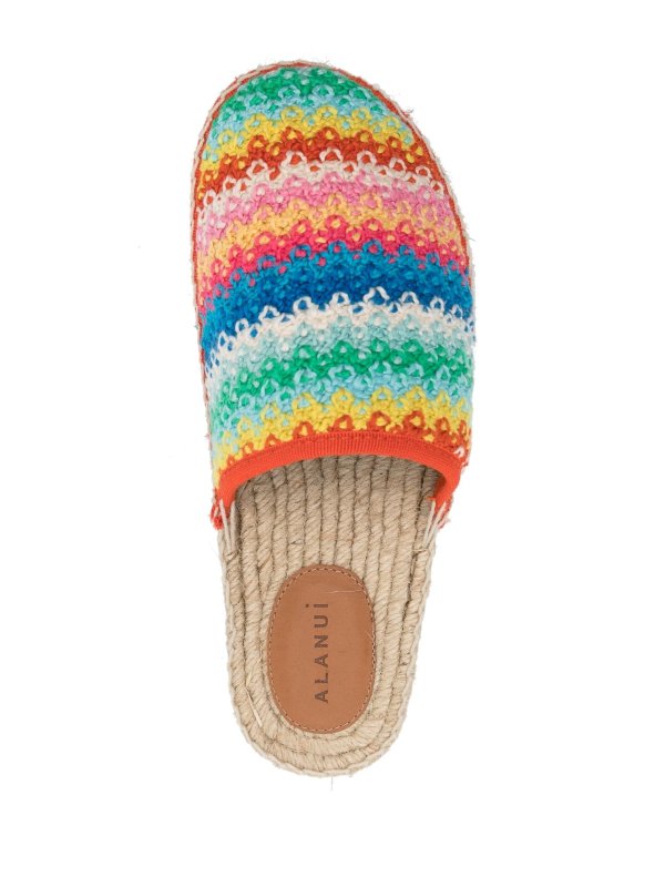 Striped espadrilles shop online: ALANUI