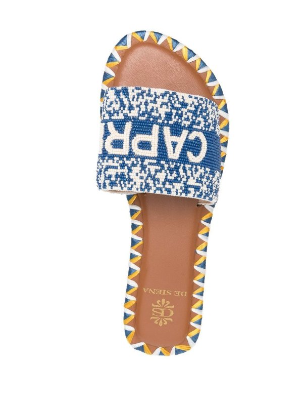 フラットシューズ - ブルー shop online: DE SIENA