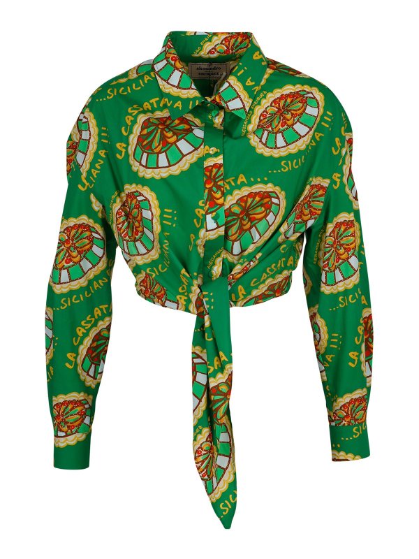 ALESSANDRO ENRIQUEZ: Hemden - Hemd - Grün