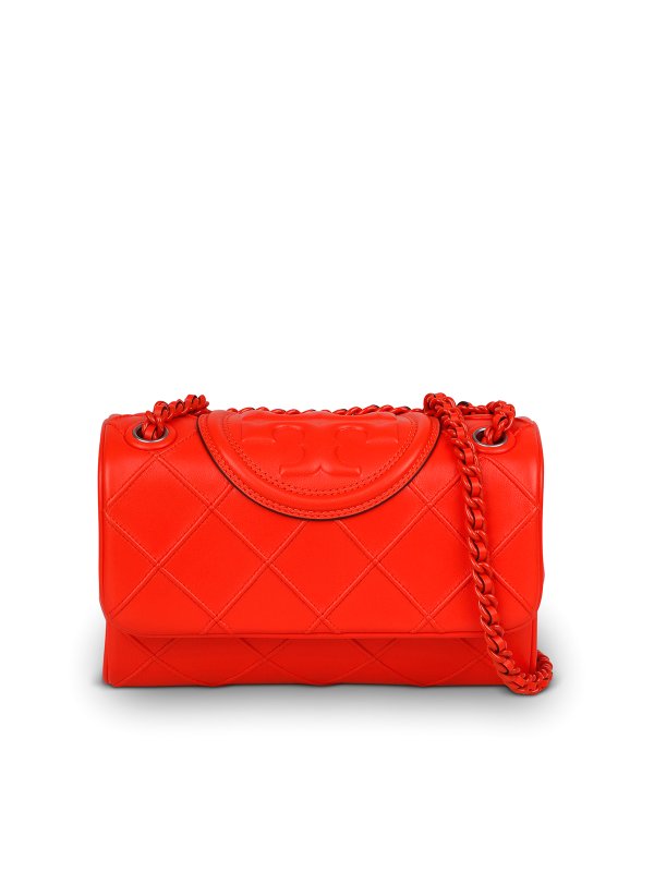 TORY BURCH: shoulder bags - Fleming soft shoulder bag
