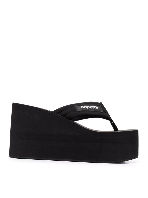 COPERNI: sandals - Branded wedge sandal