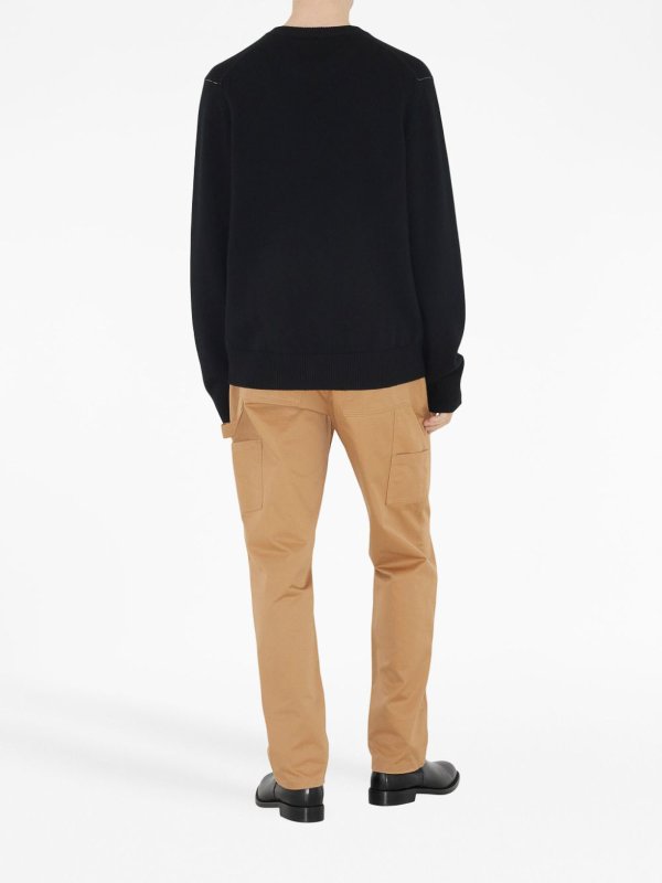 BURBERRY: Pantalones casual online - Pantalón Casual - Beis