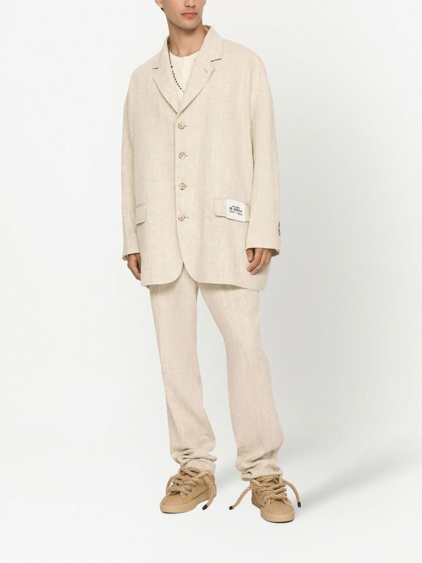 The Best Shops DOLCE & GABBANA: Vestes de costume - Blazer - Blanc