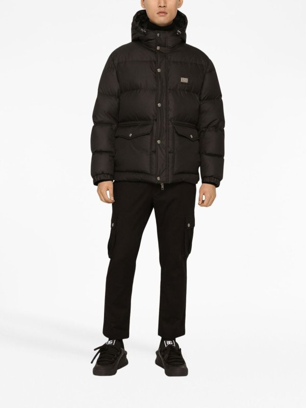 The Best Shops DOLCE & GABBANA: Kurze Daunenjacken - Daunenjacke - Schwarz