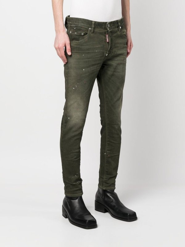 DSQUARED2: Straight Leg Jeans online - Straight Leg Jeans - Grün