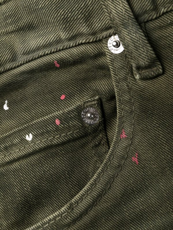 The Best Shops DSQUARED2: Straight Leg Jeans - Straight Leg Jeans - Grün