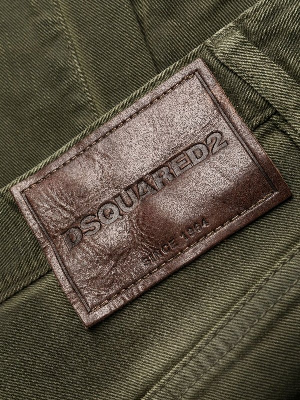 The Best Shops DSQUARED2: Straight Leg Jeans - Grün