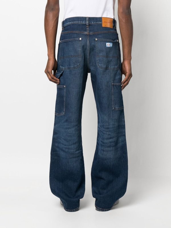 Heron Preston: ストレートジーンズ online - ストレートジーンズ - ライトウォッシュ