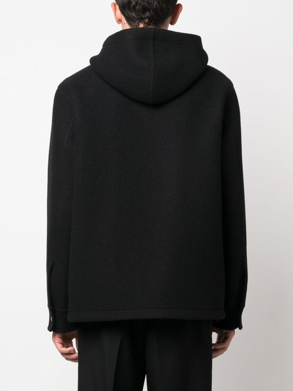The Best Shops JIL SANDER: casual jackets - Hooded casual jacket